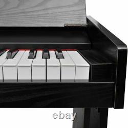 Classic Electronic Digital Piano With 88 Keys & Music Stand Keyboards Black
