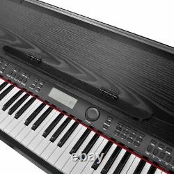 Classic Electronic Digital Piano With 88 Keys & Music Stand Keyboards Black