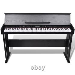 Classic Electronic Digital Piano with 88 Keys & Music Stand Keyboard LED Buttons