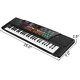 Costway 54 Keys Music Electronic Keyboard Electric Piano With Mic And Adapter
