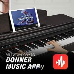 DDP-300 Digital Piano, 88 Key Weighted Electric Piano, Full Size Keyboard for