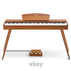 DDP-80 Wood Upright Piano 88 Weighted Key Digital Piano Keyboard