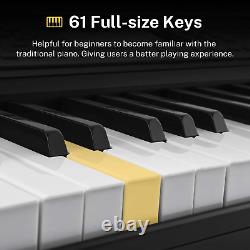 DEK-610 Piano Keyboard, 61 Keys Digital Piano for Beginner/Professional, Electri
