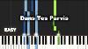 Dans Tes Parvis Easy Piano Tutorial By Extreme Midi