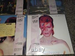 David Bowie LP Lot 7 Sealed RYKO Vinyl Records Collectors Ziggy Stardust & More