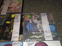 David Bowie LP Lot 7 Sealed RYKO Vinyl Records Collectors Ziggy Stardust & More