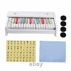 Desktop Wooden Piano Children Musical Instrument 30-Key Electronic Keyboard nf