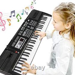 Digital Music Piano Keyboard 61 Key Portable Electronic Musical Instrument