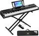 Digital Piano 88 Key Weighted With Stand, 88 Key Semi Weighted Keyboard Piano Me