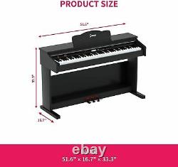 Digital Piano 88 Keys Electric Keyboard Piano withMusic Stand for Beginner
