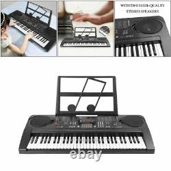 Digital Piano Electronic Keyboard Plastic Keys Educational Toys Stand For Kids