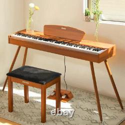 Donner DDP-80 88 Key Weighted Digital Electric Piano Keyboard With Stand Pedal