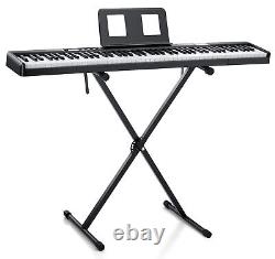 Donner DEP-1 Digital Piano Keyboard 88 Key 128 Tone 20 Demo 128 Rhythm + Stand