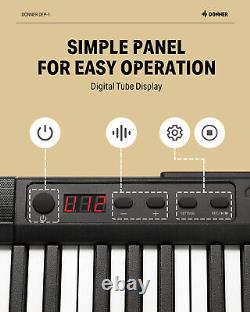 Donner DEP-1 Digital Piano Keyboard + Stand 88 Key 128 Tone 20 Demo 128 Rhythm