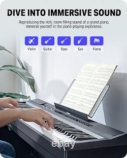 Donner DEP-20 Digital Piano Keyboard 88 Weighted Key 238 Tones 128 Polyphony