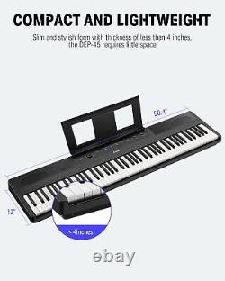 Donner DEP-45 Digital Piano Keyboard 88 Semi-weighted Keys Refurbished