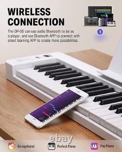 Donner DP-06 Digital Piano Keyboard Foldable 61 Key 128 Tone 128 Rhythm + Pedal