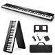 Donner Dp-10 Foldable Digital Piano Bluetooth 88 Key Velocity-sensitive Keyboard