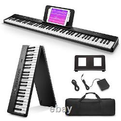 Donner DP-10 Foldable Digital Piano Keyboard Bluetooth 88 Key Velocity-Sensitive