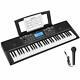 Donner Electronic Keyboard Piano 61 Key Digital Piano With Sheet Music Stand And
