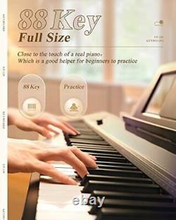 EP-120 88-Key Weighted Keyboard Piano with Touch-sensitive screen, Portable