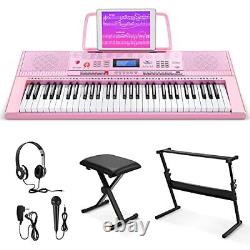 Eastar Electric Piano 61 Keys Piano Keyboard for Beginners Digital Piano with