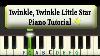 Easy Piano Tutorial Twinkle Twinkle Little Star