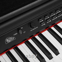Electric 88-Key Digital Music LCD Display Piano Keyboard WithAdapter+3-Pedal Board