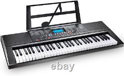 Electric Keyboard Piano 61 Keys, Musical Piano Keyboard with Headphone Jack, US