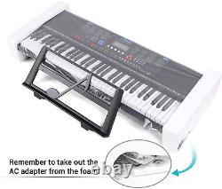 Electric Keyboard Piano 61 Keys, Ohuhu Musical Piano Keyboard with Headphone Jac