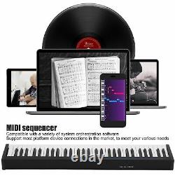 Electrical Piano 61 Key Digital Keyboard Bluetooth Connection for Musical Lovers