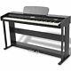 Electronic 88-key Digital Piano With Pedals Black Melamine Board Keyboard Music