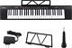 Electronic Keyboard Piano, 61-key Electric Piano With Mic And Sheet Music Stand