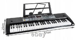 Electronic Keyboard Piano 61 Keys Microphone Kids Musical Playing Toys Gifts