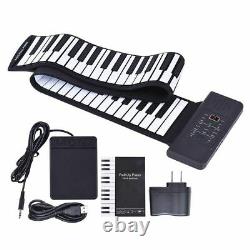 Electronic Keyboard Thick Hand Roll Piano Foldable Silicon Hand Scroll Piano