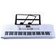 Electronic Music Piano Early Educational Music Instrument For Kids 61 Keys B/w