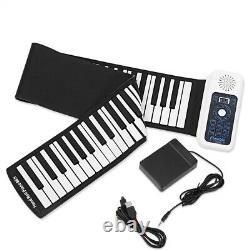 Electronic Piano 88 Key Instrument Musical Portable Rechargeable Folding