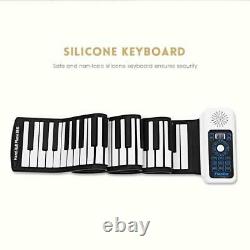 Electronic Piano Keyboard Roll Portable Flexible Fold Music Midi Decals Stickers