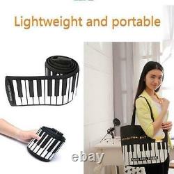 Electronic Piano Keyboard Roll Portable Flexible Fold Music Midi Decals Stickers