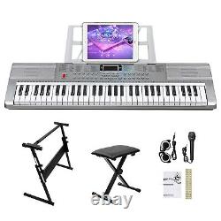 FAST, FREE SHIPPING? Electric Piano / Keyboard +USB MIDI +Stand +Bench