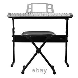 FAST, FREE SHIPPING? Electric Piano / Keyboard +USB MIDI +Stand +Bench