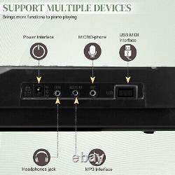 FREE SHIPPING? Electric Piano / Keyboard +USB MIDI +Stand +Bench