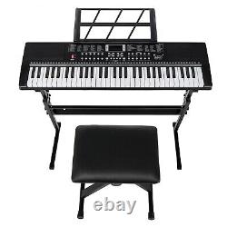 FREE SHIPPING? Electric Piano / Keyboard +USB MIDI +Stand +Bench