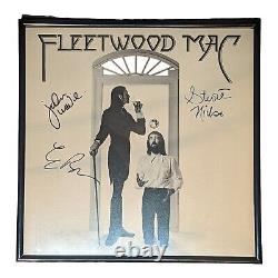 Fleetwood Mac Self Titled Autographed Record Cover with the Vinyl LP Record
