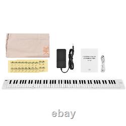 Foldable 88- Piano Digital Electronic Keyboard Piano Musical Instrument F3H8