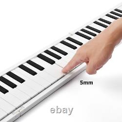 Foldable 88- Piano Digital Electronic Keyboard Piano Musical Instrument F3H8