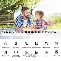 Foldable 88- Piano Digital Electronic Keyboard Piano Musical Instrument F3H8