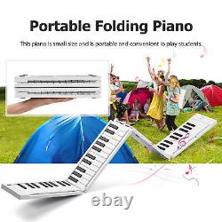 Foldable 88- Piano Digital Electronic Keyboard Piano Musical Instrument F3H8