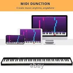GLARRY 88 Key Digital Piano for Beginner Semi-Weighted Keys Full-Size Electri