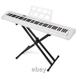 Glarry 88-Key Full Size Semi-Weighted Digital Piano Electronic Keyboard + Bag